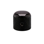 Gotoh VK1-19-B Potentiometer Knob 19mm Black Manopola per potenziometro (Shaft 6mm) in metallo zigrinato con vite di fissaggio