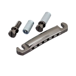 Gotoh GE101Z-CK Stop Tailpiece 6 Corde Black Chrome Stop Tailpiece 6 Corde Black Chrome