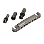 Gotoh GE101Z-T-CK Stop Tailpiece 6 Corde Black Chrome Stop Tailpiece 6 Corde Black Chrome