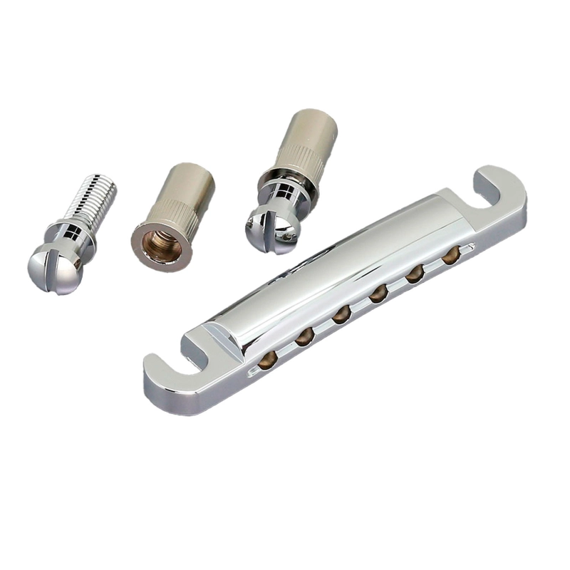 Gotoh GE101Z-T-C Stop Tailpiece 6 Corde Chrome Stop Tailpiece 6 Corde Chrome