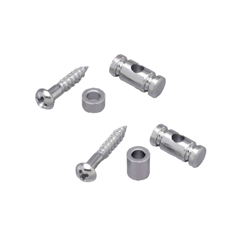 Gotoh RG15-RG30-C String Retainer Chitarra Chrome Set 2pcs Abbassa corde per chitarra set completo (1x RG15 + 1x RG30)