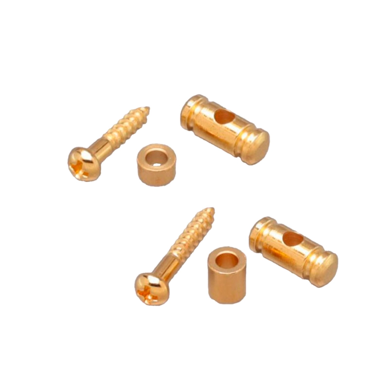 Gotoh RG15-RG30-GG String Retainer Chitarra Gold Set 2pcs Abbassa corde per chitarra set completo (1x RG15 + 1x RG30)