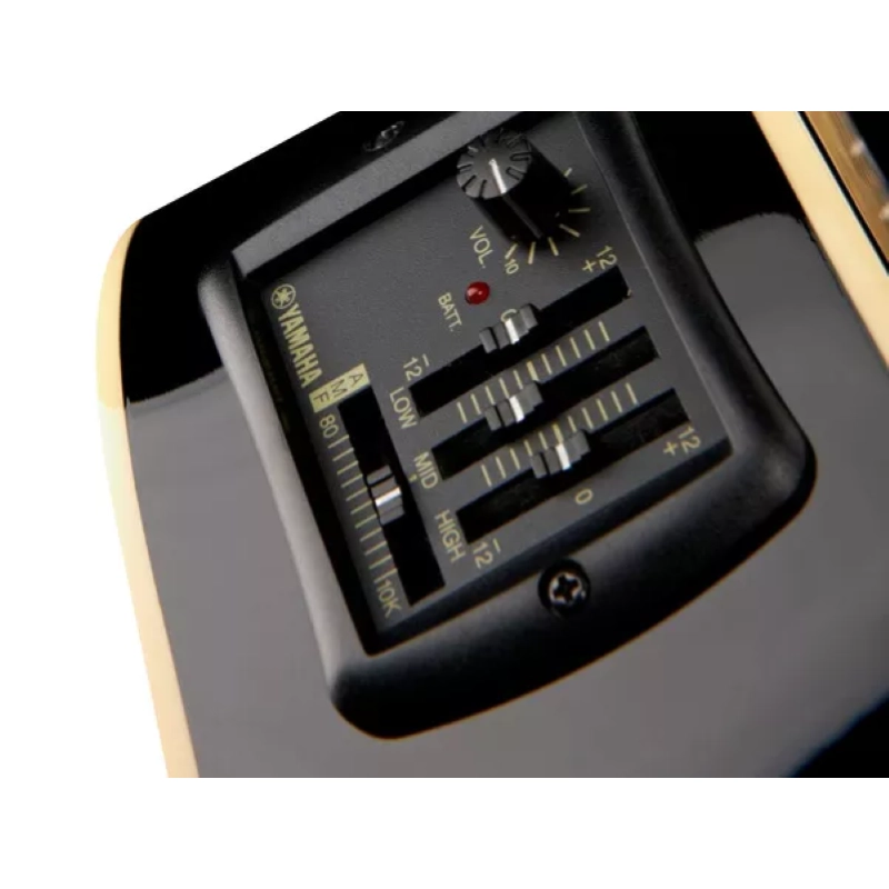 Yamaha FX370CBL Chitarra Folk Elettrificata Nera