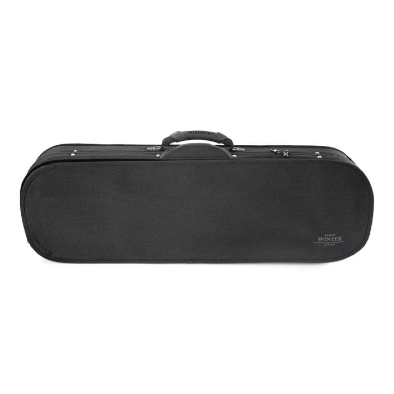 Jakob Winter 53023-N-013 Astuccio per Violino Oblong Case Greenline Nero interno Rosso