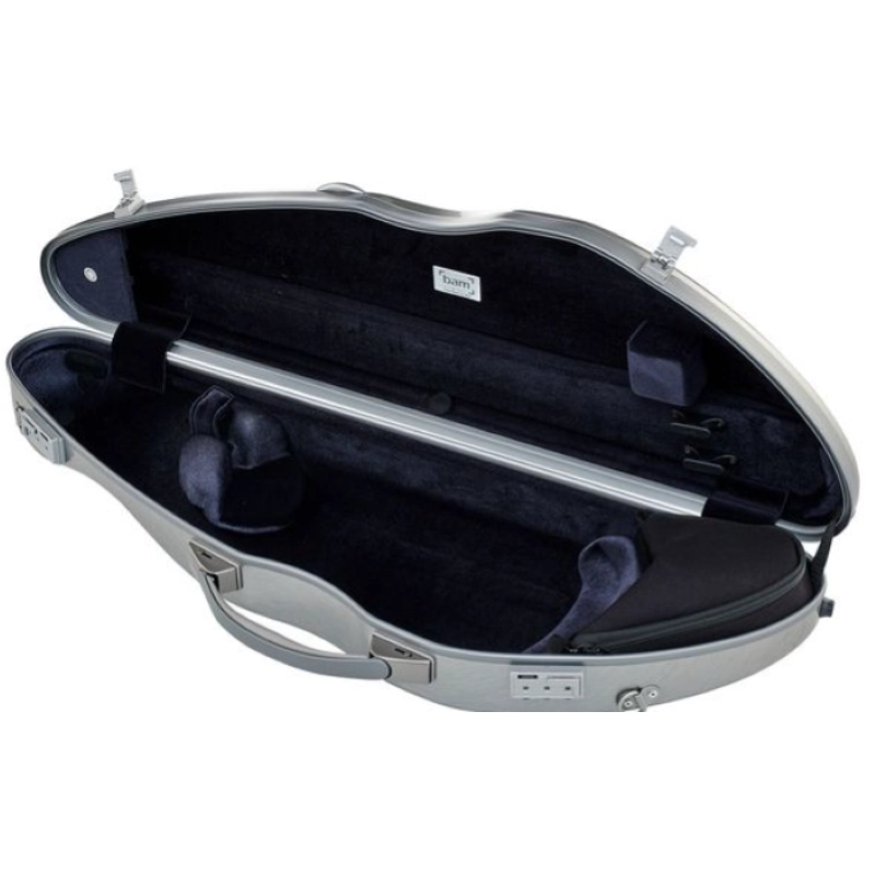 Bam DEF2000XLA CUSTODIA HIGHTECH" LA DEFENSE SLIM PER VIOLINO - BRUSHED ALUMINUM"