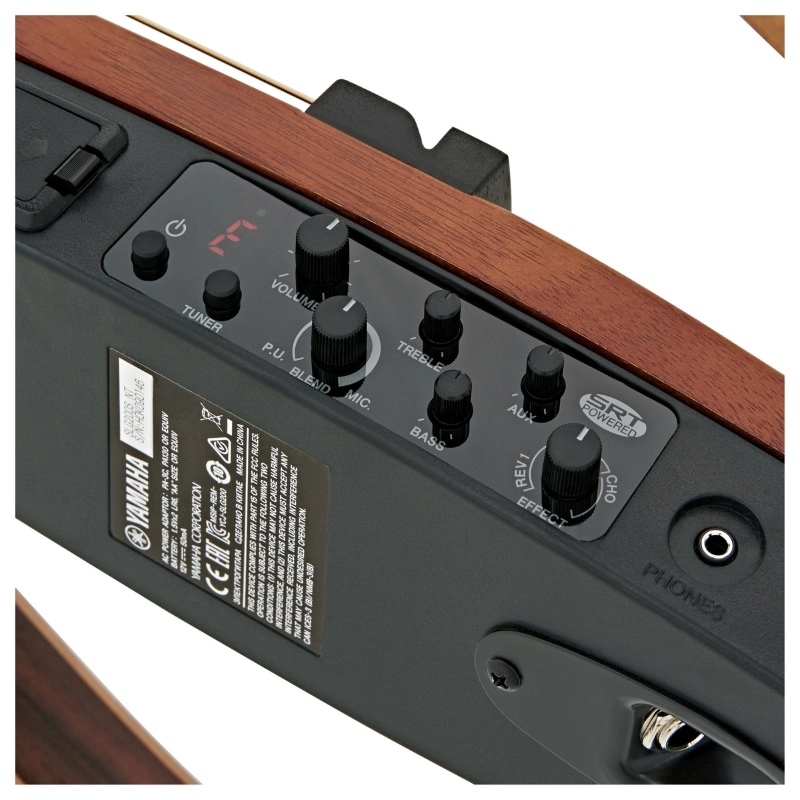 Yamaha SLG200S TBL Chitarra Silent Metallo Capotasto mm.43