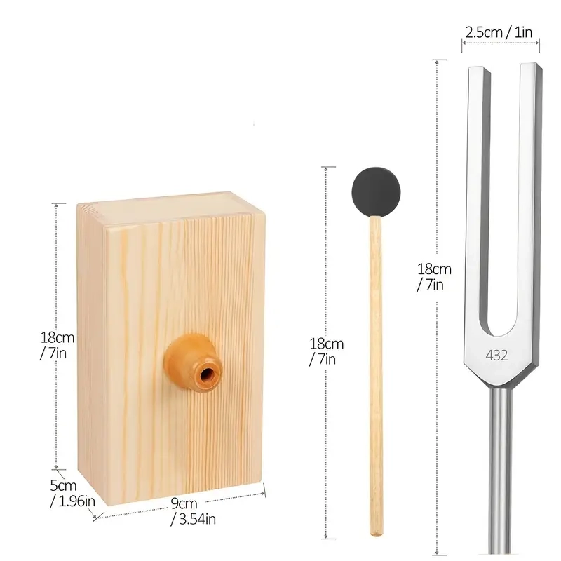 Diapason Hz432 con Cassa di risonanza