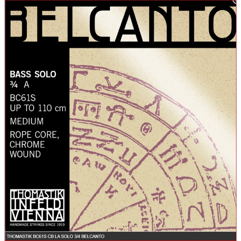Thomastik Belcanto LA BC61s Contrabbasso 3/4 SOLO