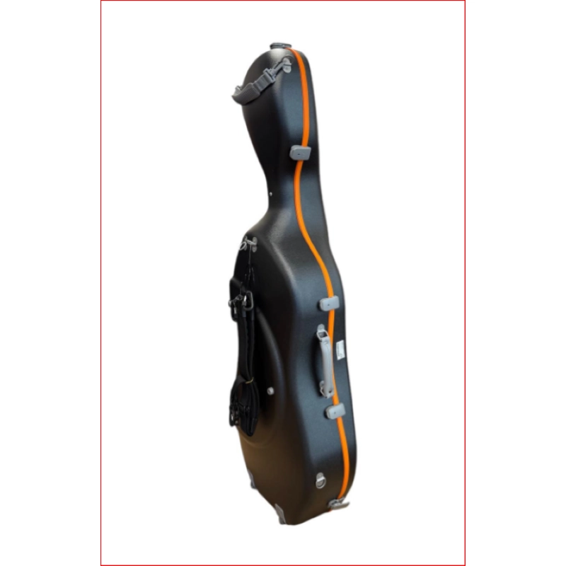 Astuccio Cello BRUCK CARBON SuperLight Black/Orange YUAN