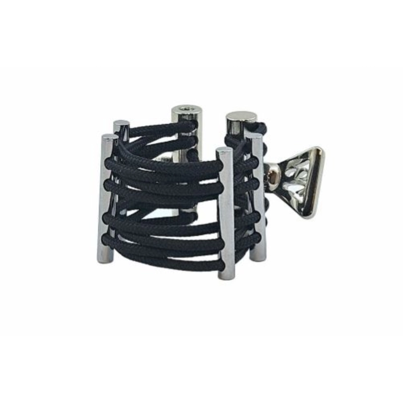 SCV Tonus Mundi Legatura per Sax Alto e Clarinetto Sib INOX Nera