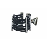 SCV Tonus Mundi Legatura per Sax Alto e Clarinetto Sib INOX Nera