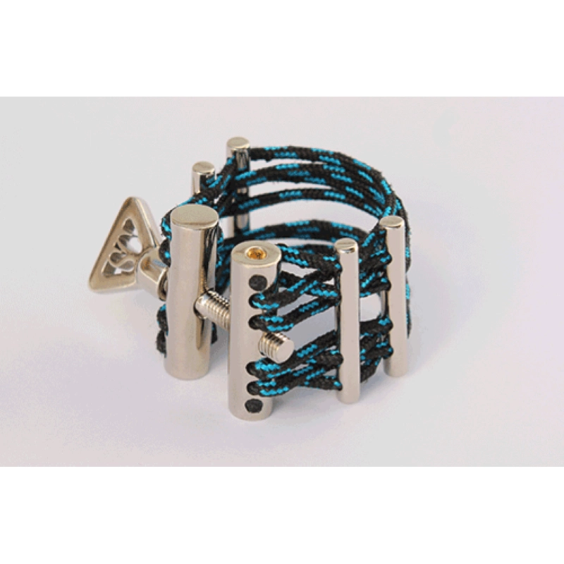 SCV Sonus Divinus Legatura per Sax Tenore Bocchini Metallo Brass Blu