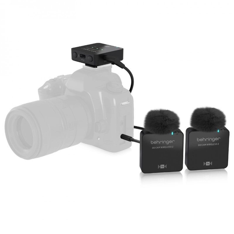 Behringer GO CAM Wireless 2 Dual Clip-on Microphone System