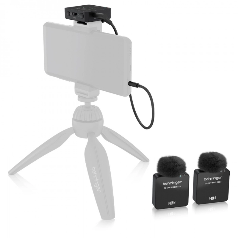 Behringer GO CAM Wireless 2 Dual Clip-on Microphone System