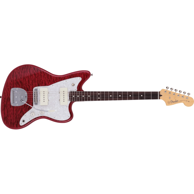 Fender 2024 Collection Made in Japan Hybrid II Jazzmaster®, Rosewood Fingerboard, Quilt Red Beryl