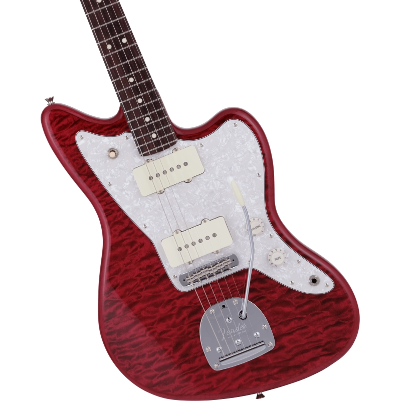 Fender 2024 Collection Made in Japan Hybrid II Jazzmaster®, Rosewood Fingerboard, Quilt Red Beryl
