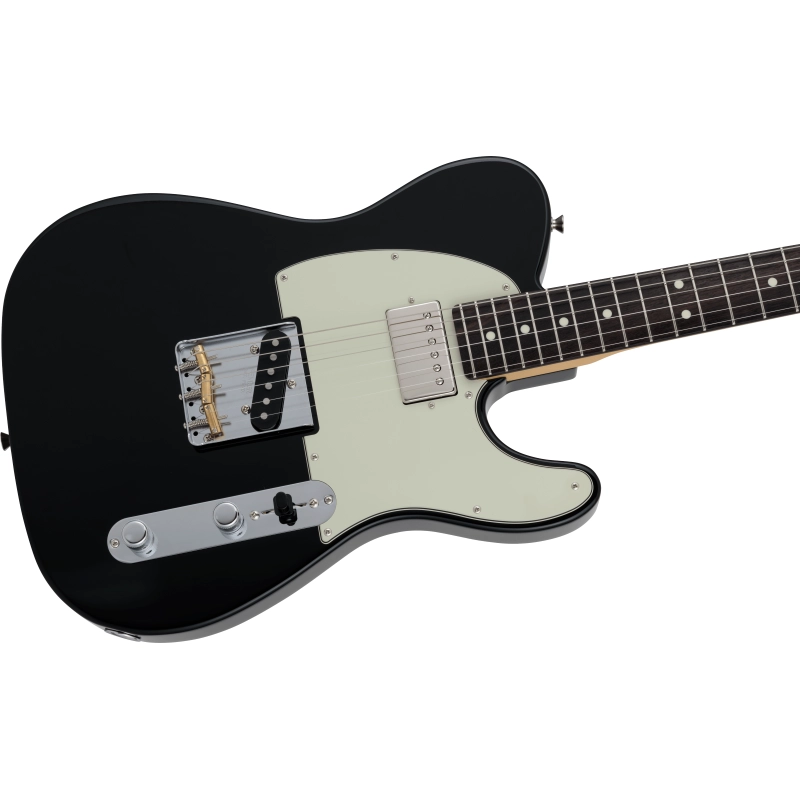 Fender 2024 Collection Made in Japan Hybrid II Telecaster® SH, Rosewood Fingerboard, Black