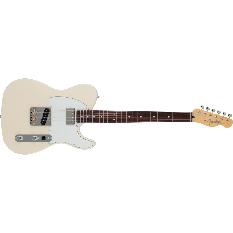 Fender 2024 Collection Made in Japan Hybrid II Telecaster® SH, Rosewood Fingerboard, Olympic Pearl