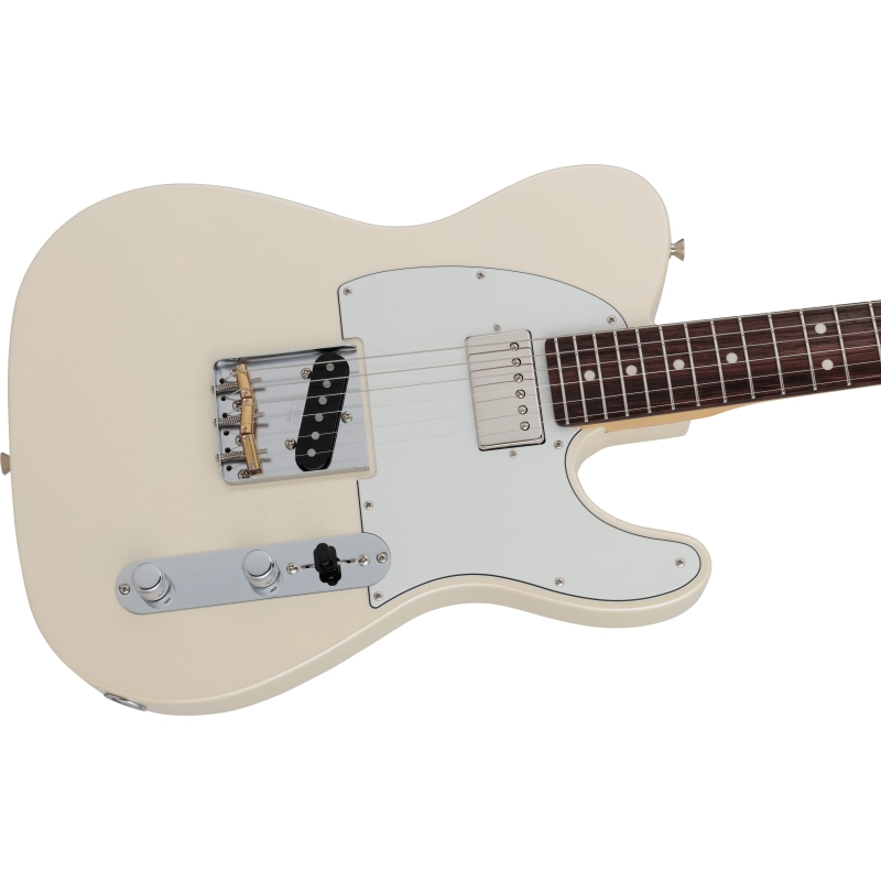 Fender 2024 Collection Made in Japan Hybrid II Telecaster® SH, Rosewood Fingerboard, Olympic Pearl