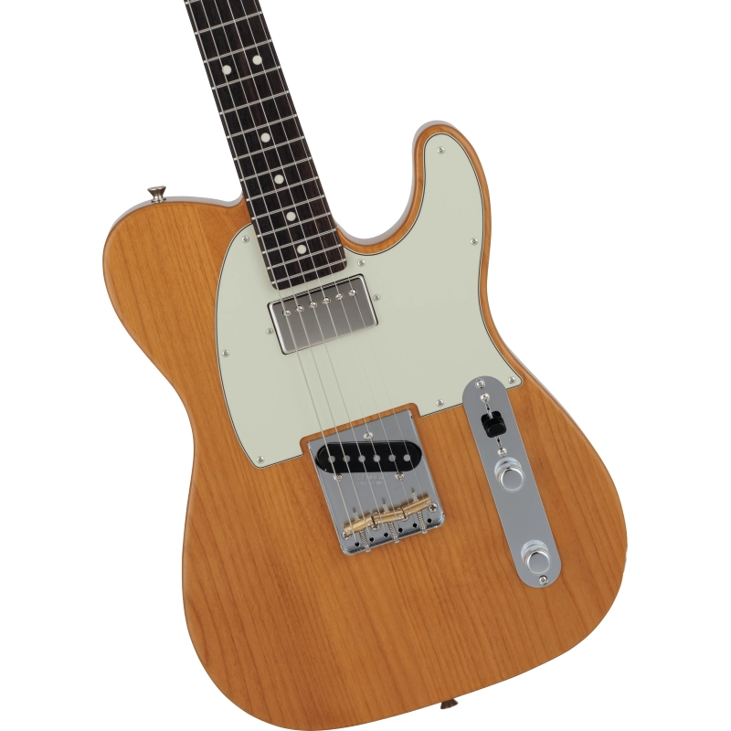Fender 2024 Collection Made in Japan Hybrid II Telecaster® SH, Rosewood Fingerboard, Vintage Natural