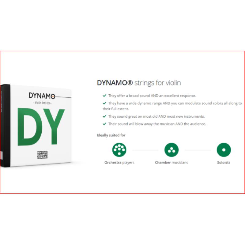 Thomastik Dynamo DY03 RE Violino 4/4 Medium Alluminio