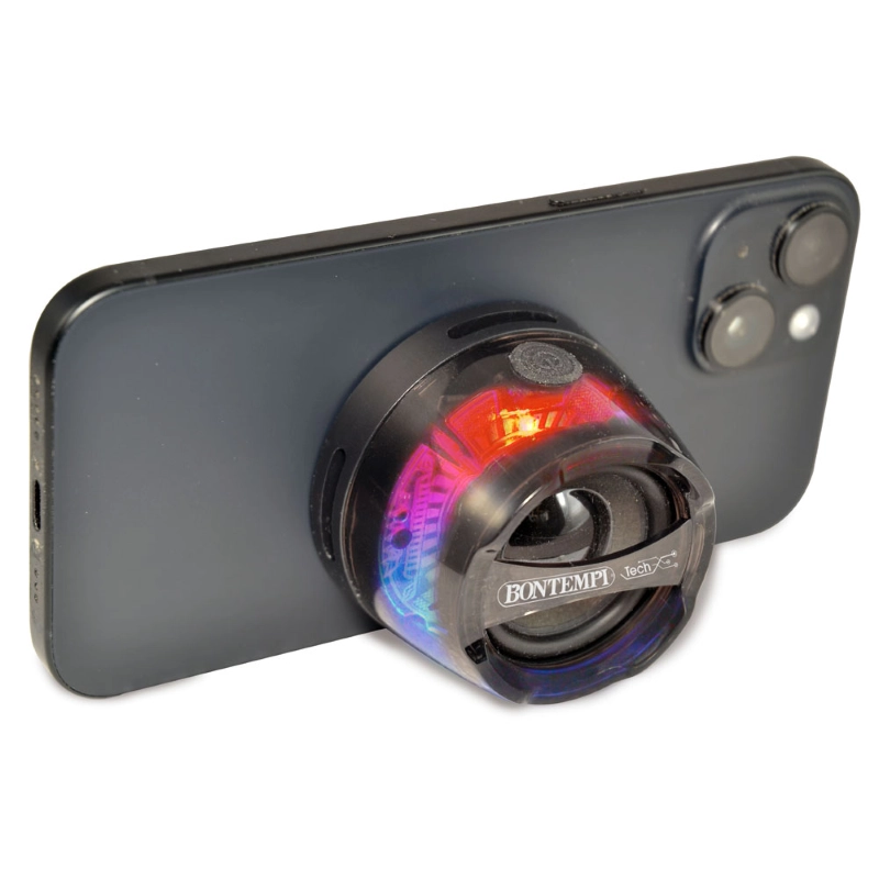 Bontempi 49 0120 Mini Cassa Amplificata Bluetooth con Luci RGB e Calamita