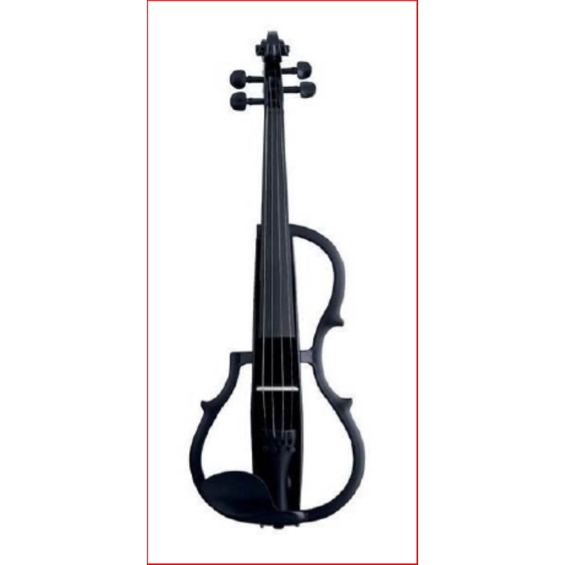 GEWA Violino Silent Nero Elettrificato - completo