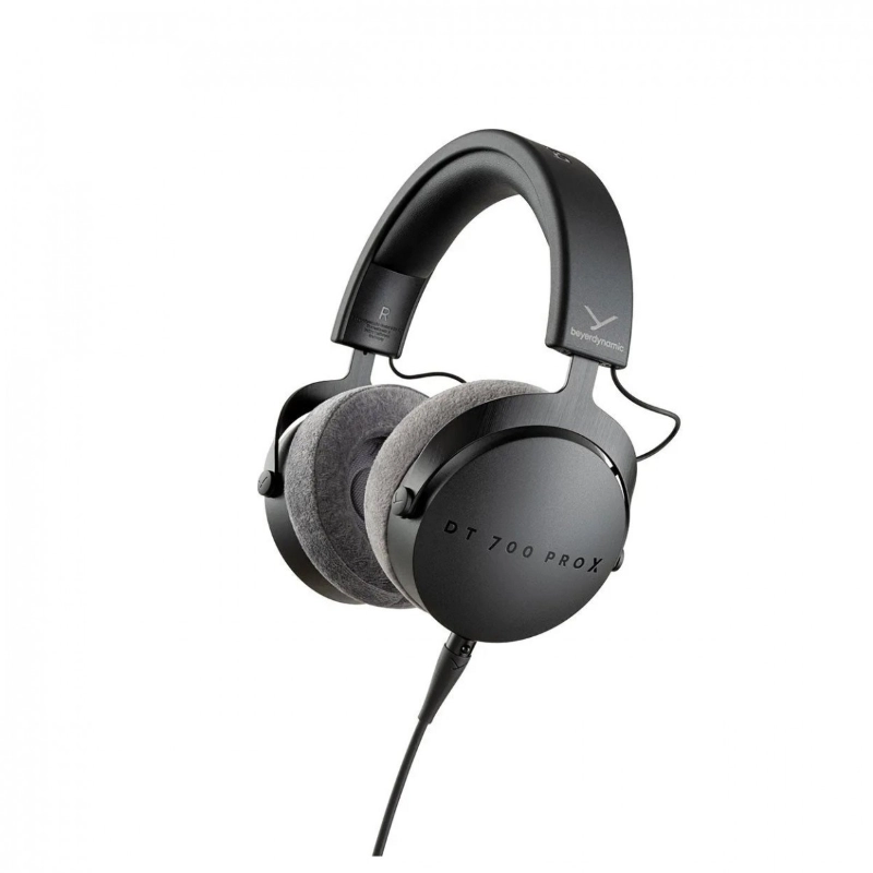 Beyerdynamic DT700 PRO X 48 OHM Cuffie da studio per registrazione e monitoraggio, padiglione chiuso, 48 ohm, cavo 3.5 mm mini jack + adattatore 6.35 mm