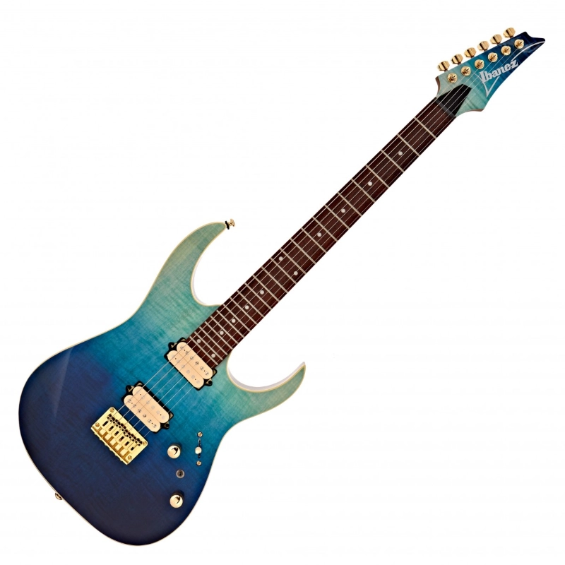 Ibanez RG421HPFMBRG - Signature 6 corde finitura Blue Reef Gradation