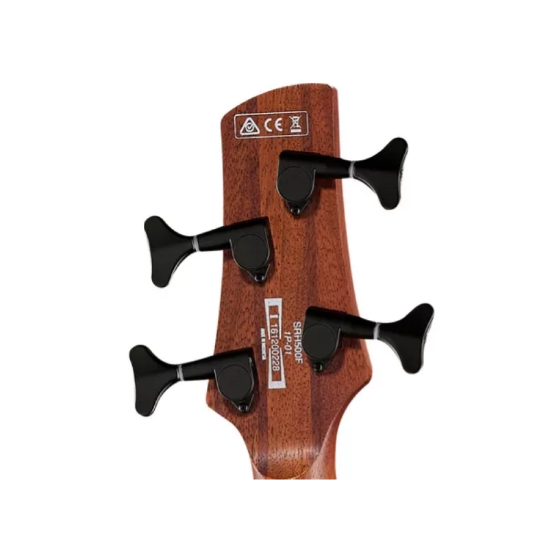 Ibanez SRH500FNNF Basso elettrico 4 corde finitura Natural Browned Burst Flat