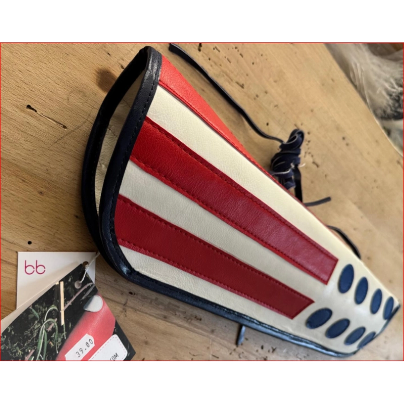 BRUCK FARETRA IN CUOIO PORTA ARCO C/BASSO - ARTIGIANALE