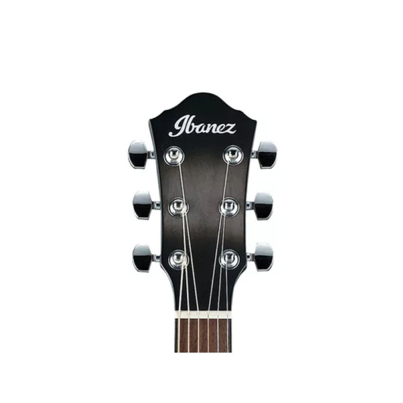 Ibanez AEWC11TCB Chitarra acustica elettrificata Transparent Charcoal Burst High Gloss