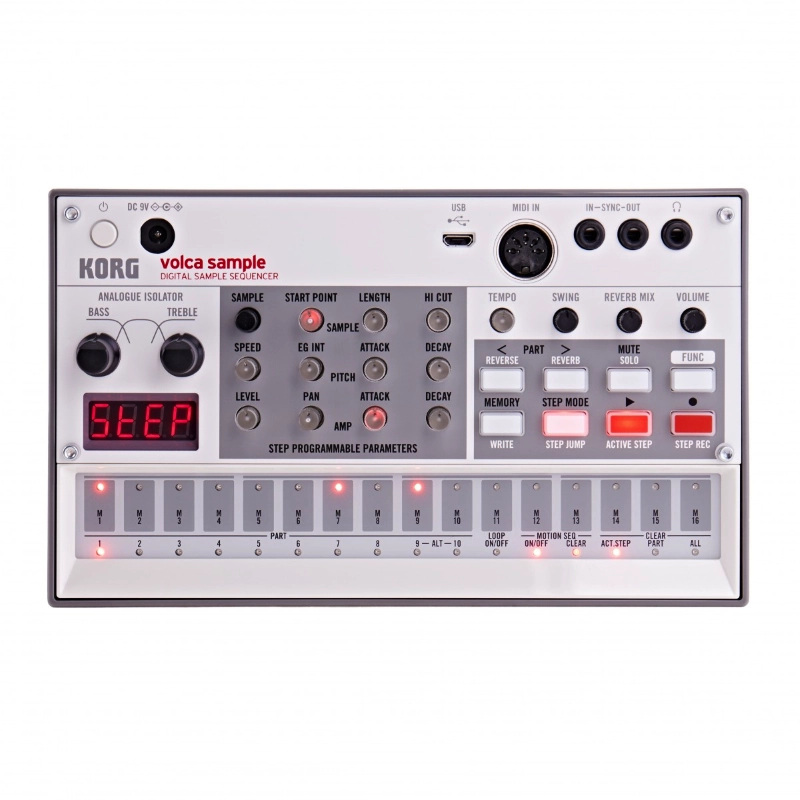 Korg Volca Sample 2 Sequencer e Campionatore Digitale