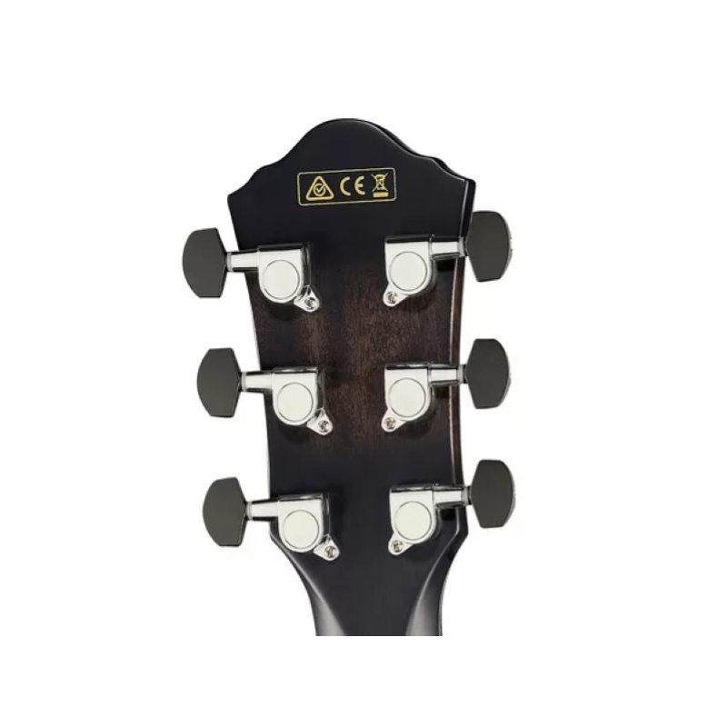 Ibanez AEWC400TKS Chitarra acustica elettrificata finitura Transparent Black Sunburst High Gloss
