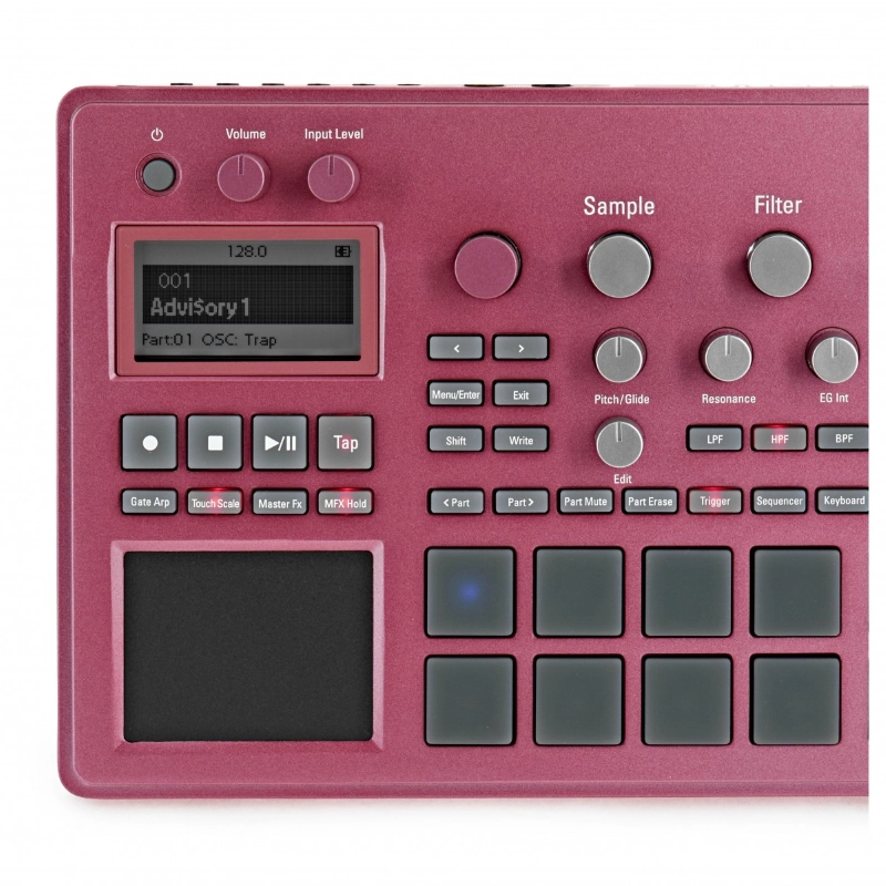 Korg Electribe 2 Sampler Red Sequencer 16 Parti con 16 Pad Sensibili alla Velocità Rosso