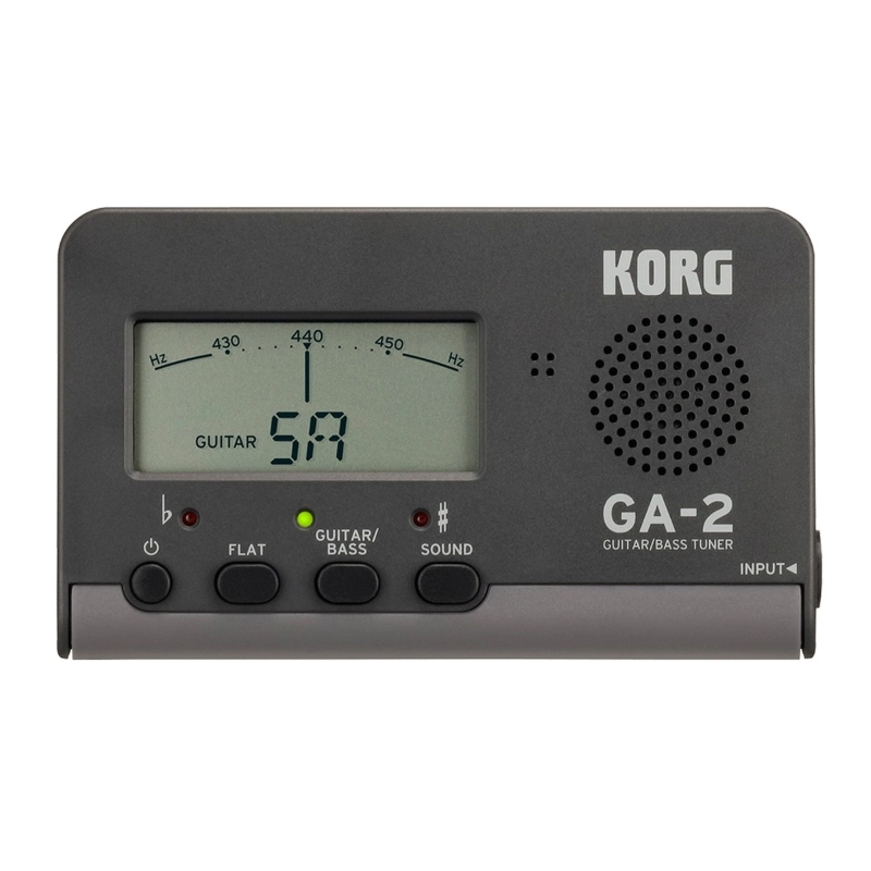 Korg GA2 Accordatore per Chitarra e Basso Nero