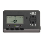 Korg GA2 Accordatore per Chitarra e Basso Nero