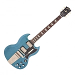 Gibson Custom Murphy Lab 1964 SG Standard Reissue w/Maestro Vibrola Ultra Light Aged Pelham Blue