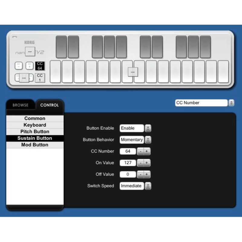Korg NanoKey2 BK Controller MIDI 25 Tasti Nero