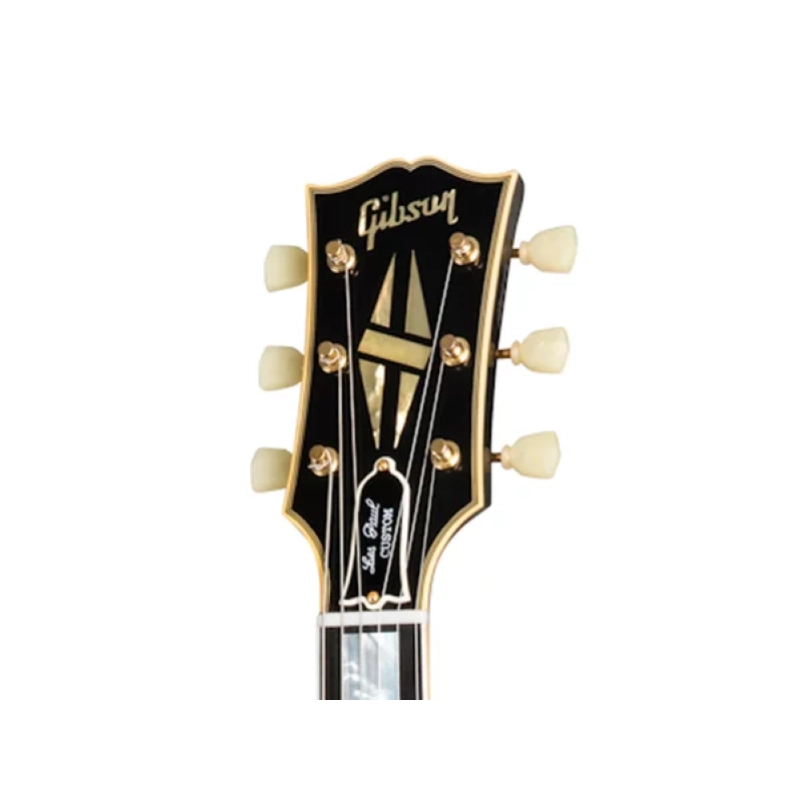 Gibson Custom 1957 Les Paul Custom 3-pickup Ebony Vos Bigsby Gold