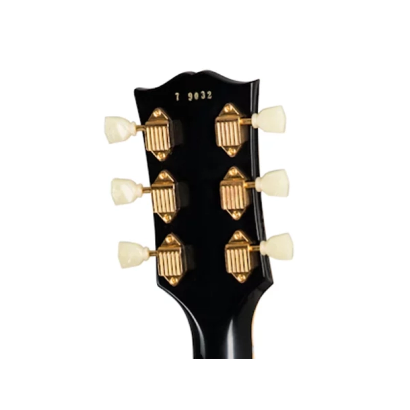 Gibson Custom 1957 Les Paul Custom 3-pickup Ebony Vos Bigsby Gold