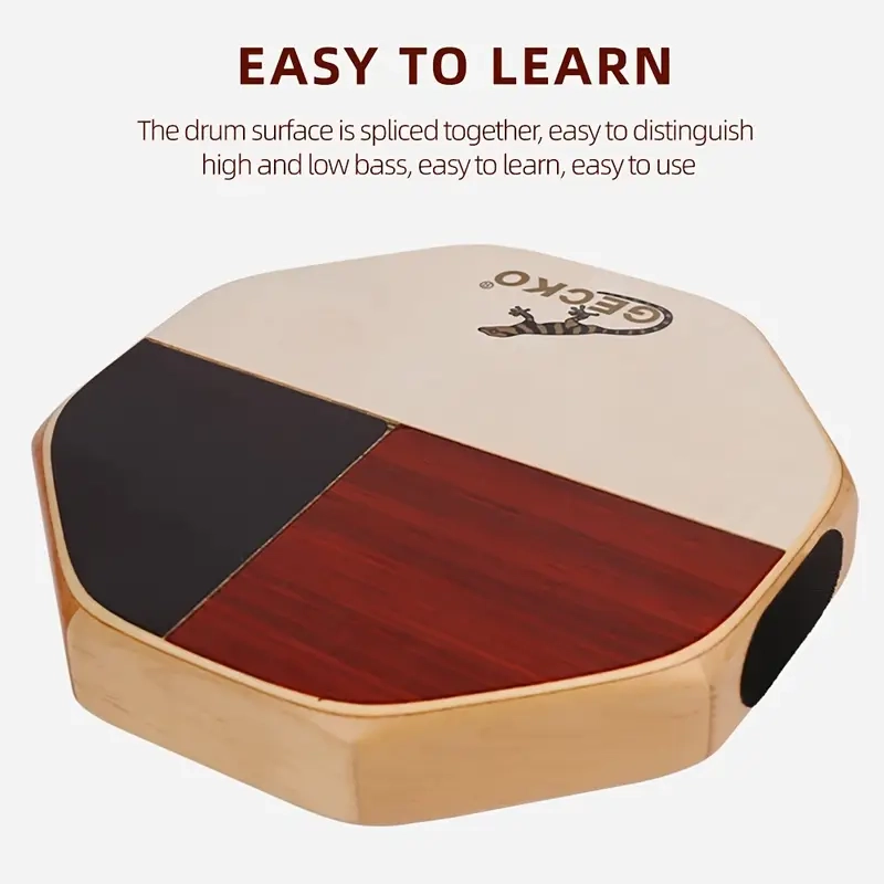 LapTop GECKO SD1 Cajon Tamburo 3 suoni Ottagonale cm.28x5