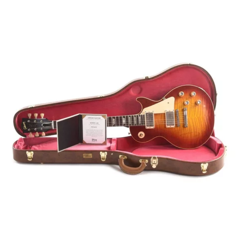 Gibson Custom 1960 Les Paul Standard Reissue Ultra Light Aged Wide Tomato Burst LPR60ULWTBNH1