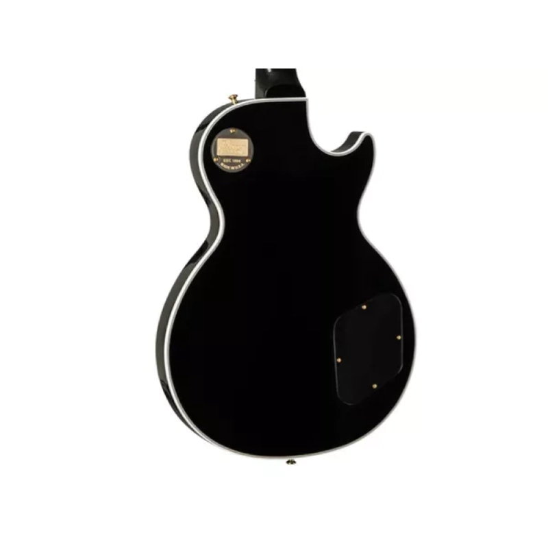 Gibson Custom Les Paul Custom w/ Ebony Fingerboard Gloss (Left-handed) Ebony LPC-LHEBGH1E