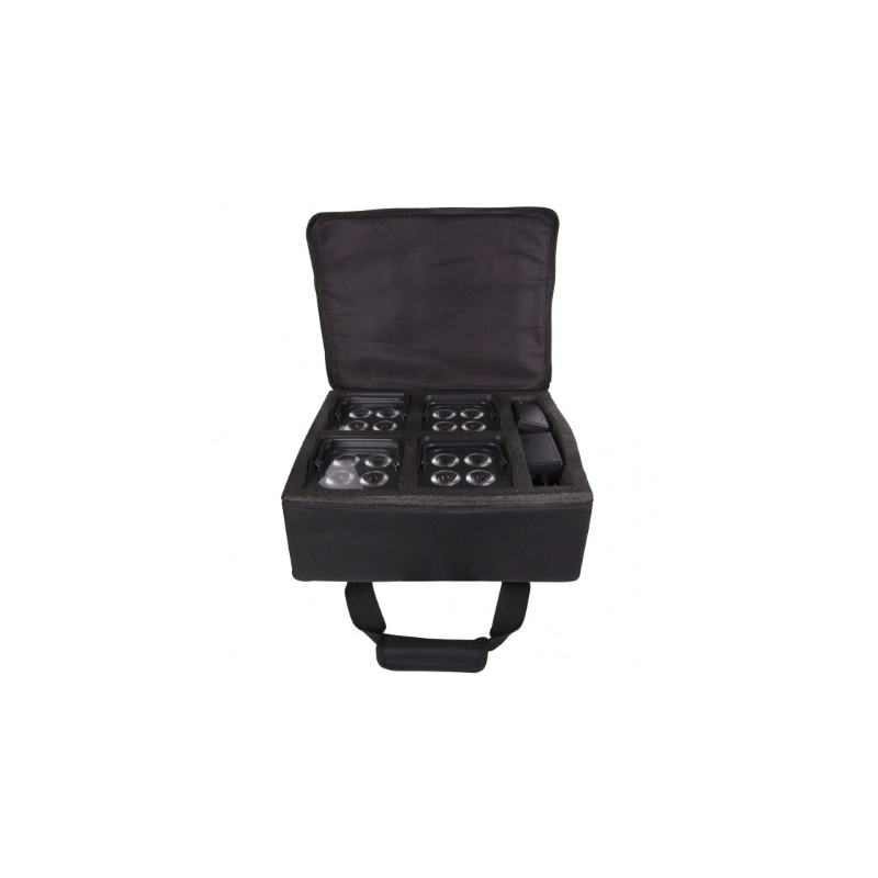 ColorKey Mobile Par Mini HEX 4 Bundle da 4 con custodia rigida