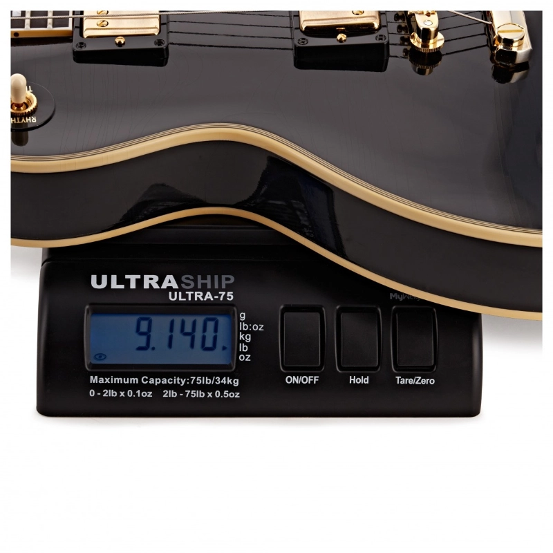 Gibson Custom Shop Murphy Lab 1968 Les Paul Custom Reissue Ebony Ultra Light Aged LPC68ULEBGH1