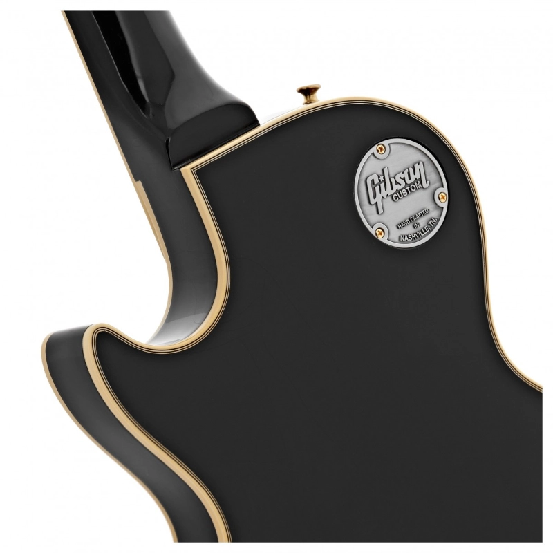 Gibson Custom Shop Murphy Lab 1968 Les Paul Custom Reissue Ebony Ultra Light Aged LPC68ULEBGH1