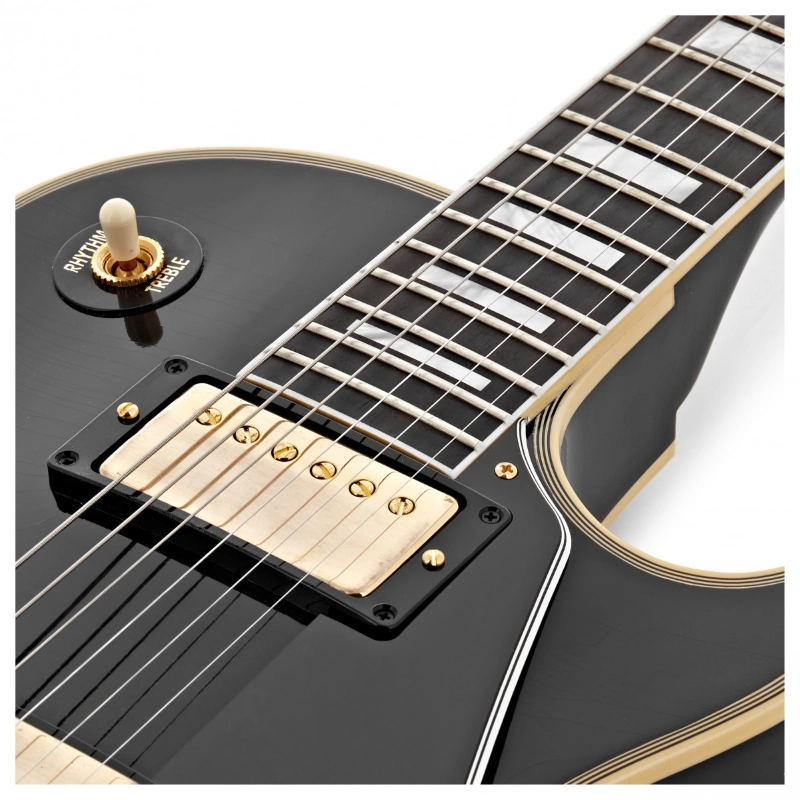 Gibson Custom Shop Murphy Lab 1968 Les Paul Custom Reissue Ebony Ultra Light Aged LPC68ULEBGH1
