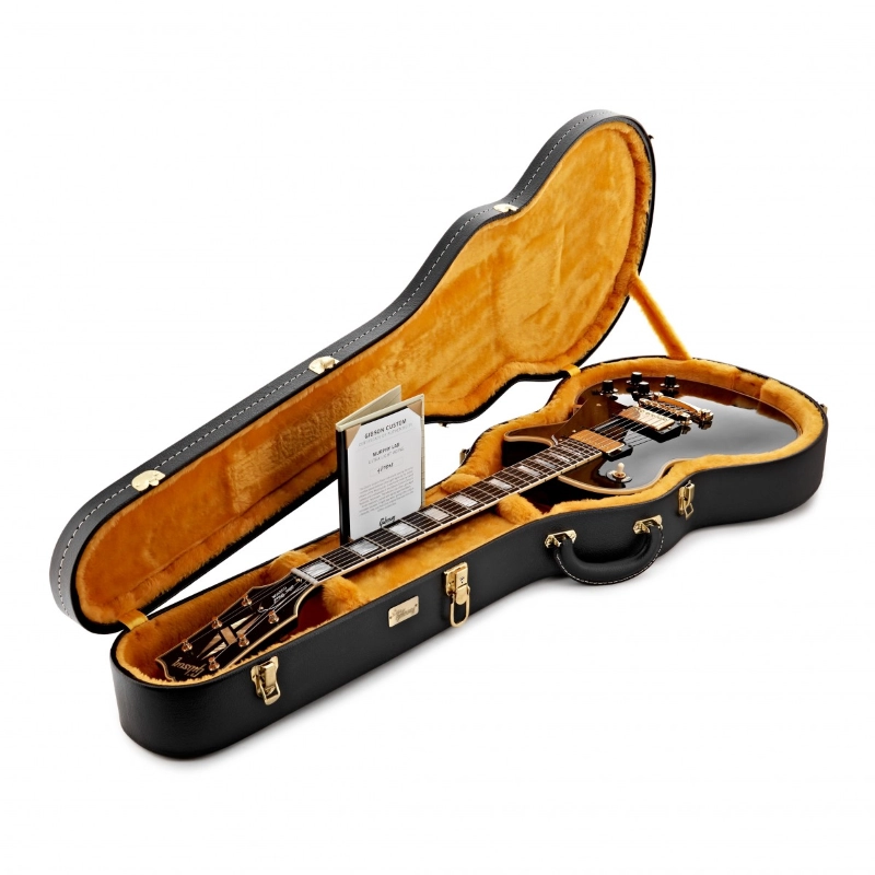 Gibson Custom Shop Murphy Lab 1968 Les Paul Custom Reissue Ebony Ultra Light Aged LPC68ULEBGH1