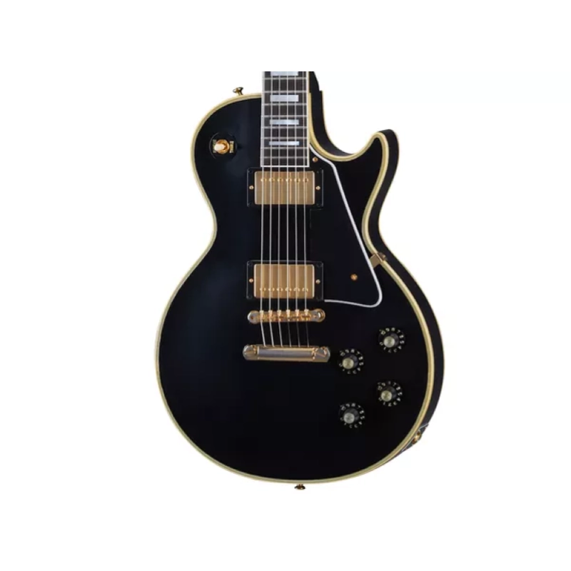 Gibson Custom Shop Murphy Lab 1968 Les Paul Custom Reissue Ebony Ultra Light Aged LPC68ULEBGH1